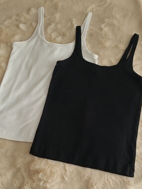 Two Arket  Rib Tank Tops